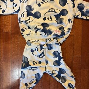 Zara Disney Mickey Mouse Kids jogger set